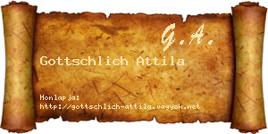 Gottschlich Attila névjegykártya
