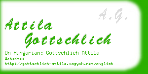 attila gottschlich business card